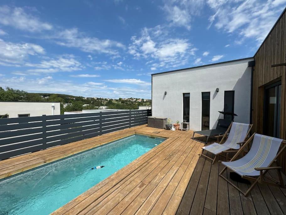 Luxury Villa With Pool And View Juvignac Esterno foto